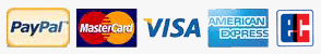 PayPal, Visa, MasterCard
